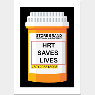 hrt saves lives Posters and Art